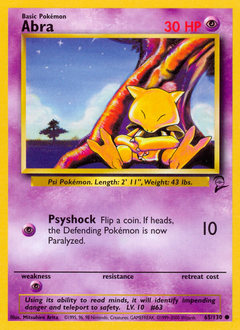 Abra card art