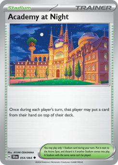 Academy at Night card art