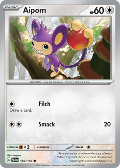 Aipom card art