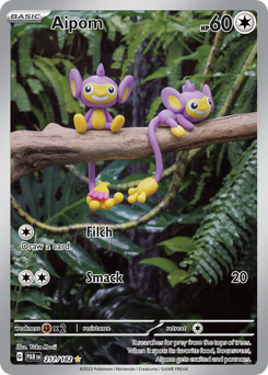 Aipom card art