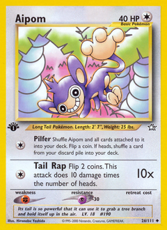 Aipom card art