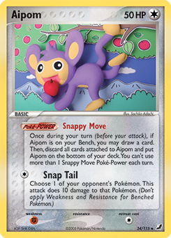 Aipom card art