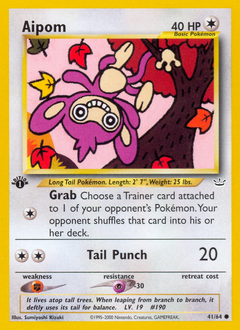 Aipom card art