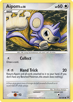 Aipom card art