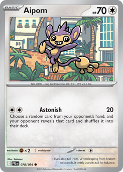 Aipom card art