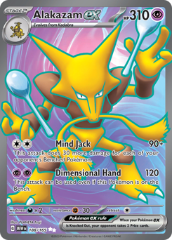 Alakazam ex card art