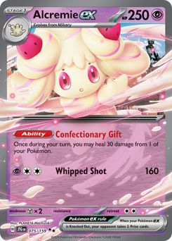 Alcremie ex card art