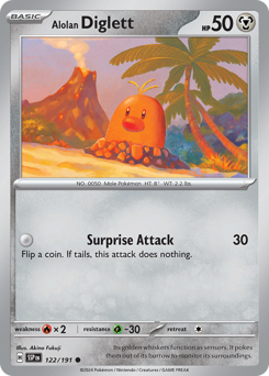 Alolan Diglett card art