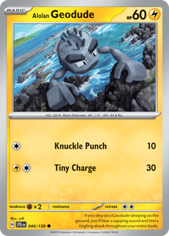 Alolan Geodude card art