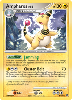 Ampharos card art