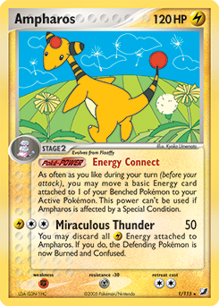 Ampharos card art