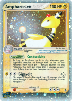 Ampharos ex card art