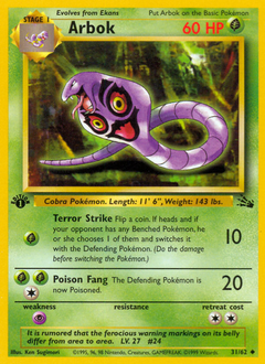 Arbok card art