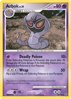 Arbok card art