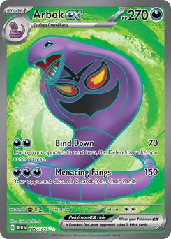 Arbok ex card art