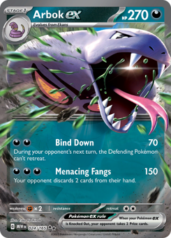 Arbok ex card art
