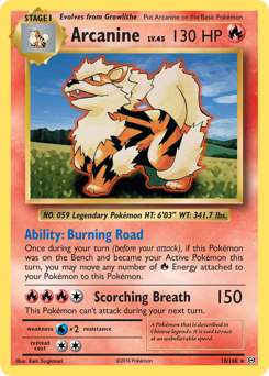 Arcanine card art