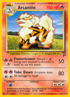 Arcanine card art