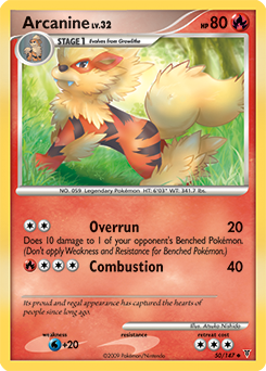 Arcanine card art