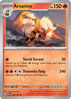 Arcanine card art