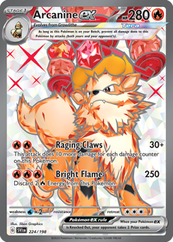Arcanine ex card art