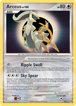 Arceus card art