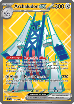 Archaludon ex card art