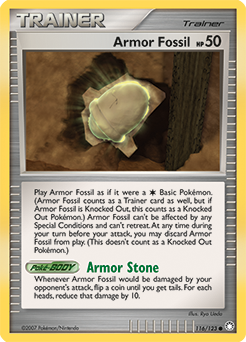 Armor Fossil card art
