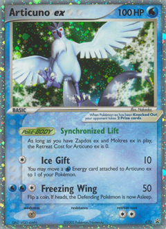 Articuno ex card art