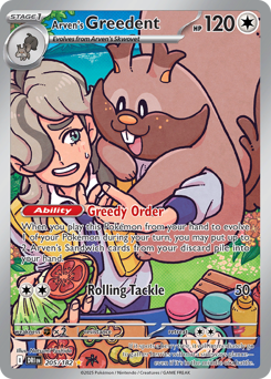 Arven's Greedent card art