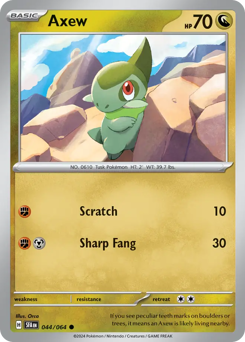 Axew card art