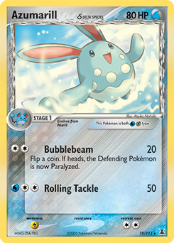 Azumarill δ card art