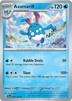 Azumarill card art