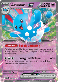 Azumarill ex card art