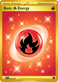 Basic Fire Energy card art