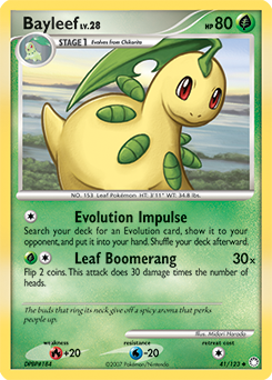 Bayleef card art