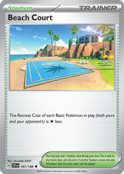 Beach Court card art