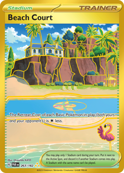 Beach Court card art