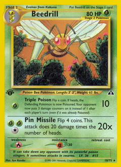 Beedrill card art