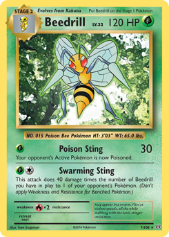 Beedrill card art