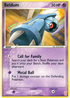 Beldum card art