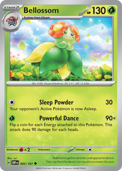 Bellossom card art
