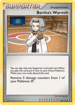 Bertha's Warmth card art