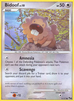 Bidoof card art