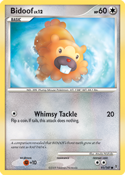Bidoof card art