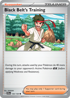 Black Belt's Training card art