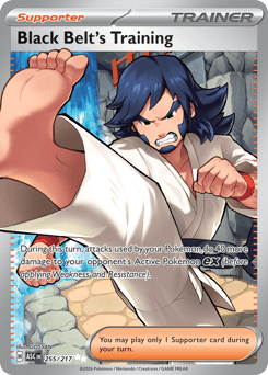 Black Belt's Training card art
