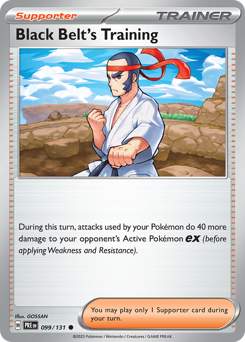 Black Belt's Training card art