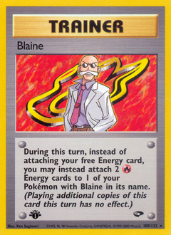 Blaine card art