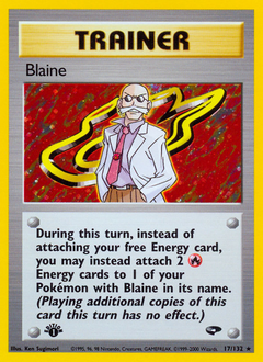 Blaine card art